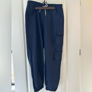 NWT Drole De Monsieur Cargo Pants Pantalon Joggers Navy